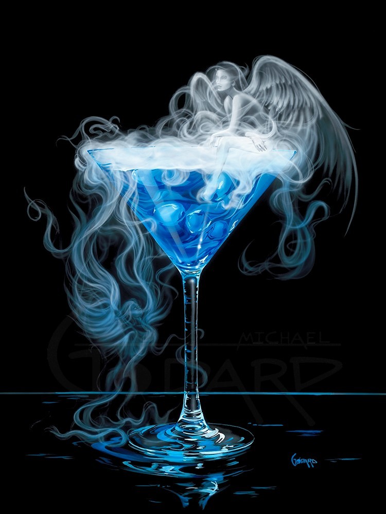 A Drink with the Angels Michael Godard